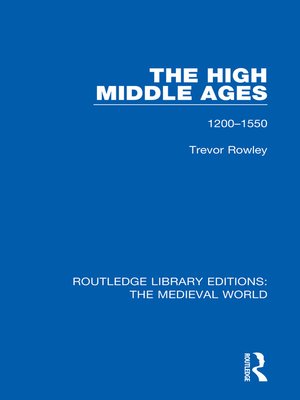 cover image of The High Middle Ages